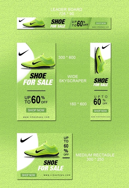 athletic sneakers, running shoes, sports shoes, training shoes, performance sneakers, lightweight shoes, sale promotion, limited time deal, minimalist, modern typography, energetic, bold, green, neutral